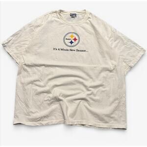 NFL T-Shirts Pittsburgh Steelers It's A Whole New Season Mens XL Draft 2007